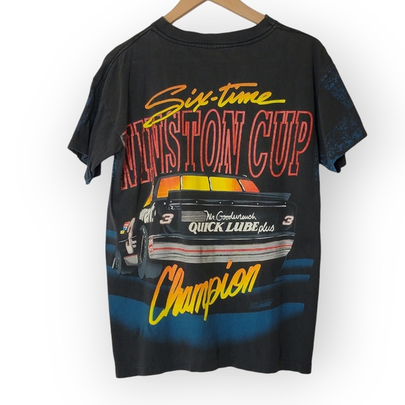 Vintage 1994 Dale Earnhardt Six Time Champion AOP T Shirt Medium - Picture 4 of 8